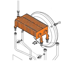 Výměník DAKON KOMBI 30kW DUA CK/DK nebo CT/DT